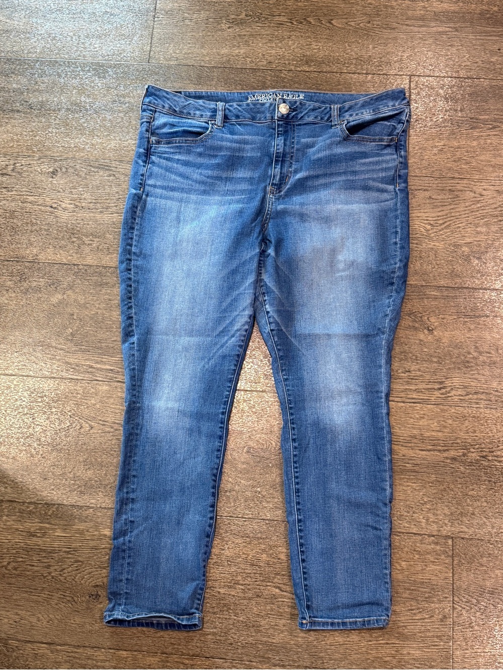 American Eagle Outfitters Dark Blue Stretch Jeggings